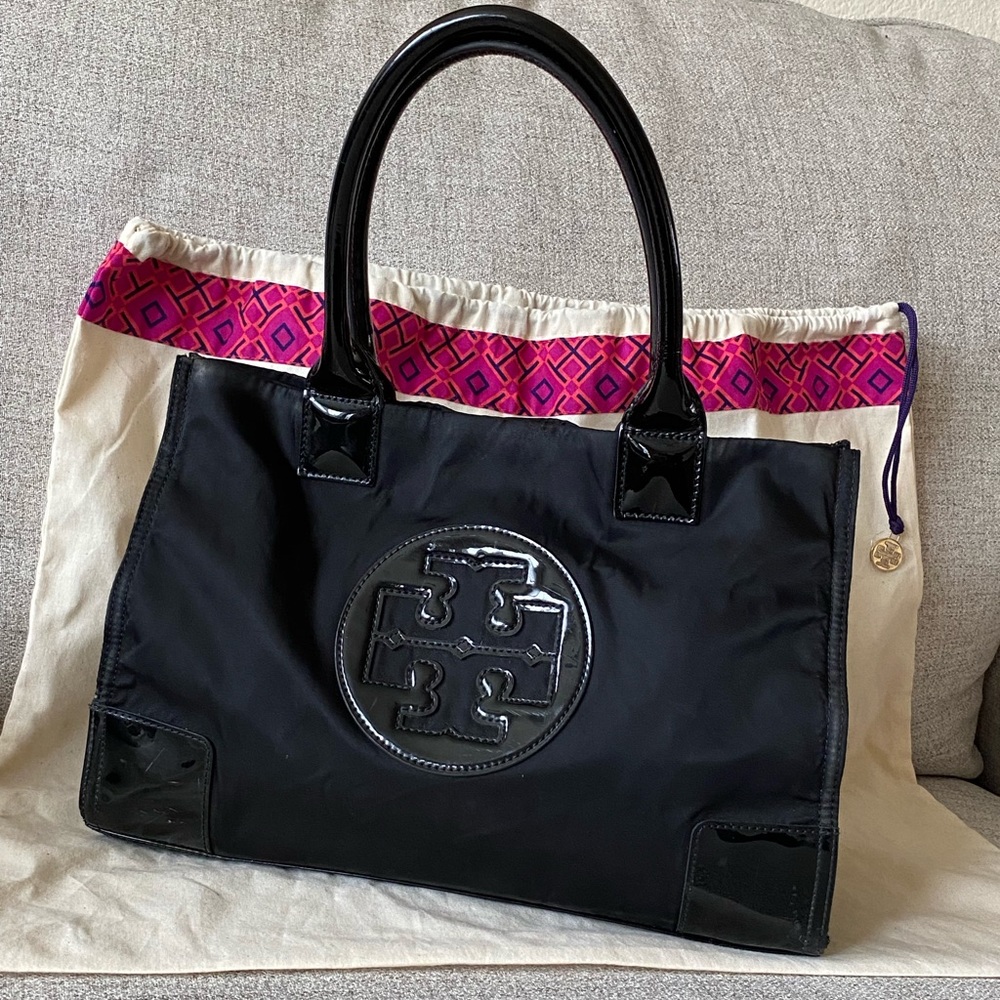 Tory Burch Ella nylon tote bag purse